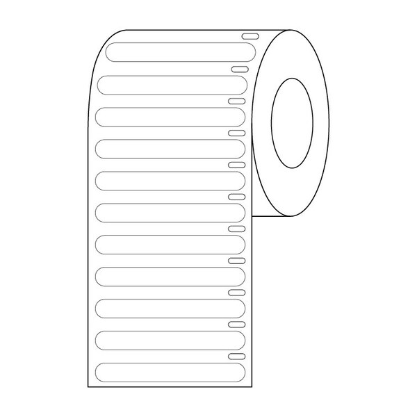 Globe Scientific Label Roll, Cryo, Direct Thermal, 9.5mm Dots, for 1.5mL Tubes, Blue, 4000PK LTC-95B - main